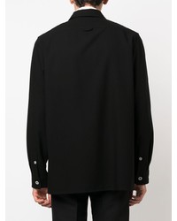 Мужская черная рубашка с длинным рукавом от Loewe