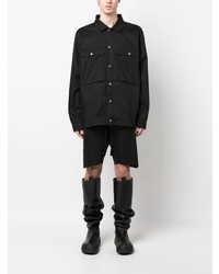 Мужская черная рубашка с длинным рукавом от Thom Krom