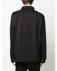 Мужская черная рубашка с длинным рукавом от Thom Krom