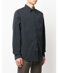 Мужская черная рубашка с длинным рукавом от Filippa K