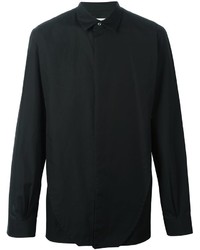 Мужская черная рубашка с длинным рукавом от Maison Margiela