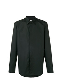 Мужская черная рубашка с длинным рукавом от Maison Margiela