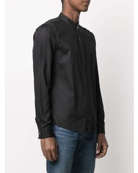 Мужская черная рубашка с длинным рукавом от Hugo