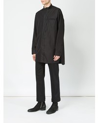 Мужская черная рубашка с длинным рукавом от Haider Ackermann