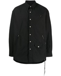 Мужская черная рубашка с длинным рукавом от Mastermind Japan