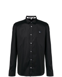 Мужская черная рубашка с длинным рукавом от McQ Alexander McQueen