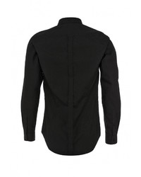 Мужская черная рубашка с длинным рукавом от Merc