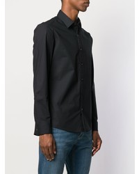 Мужская черная рубашка с длинным рукавом от Michael Kors