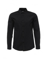 Мужская черная рубашка с длинным рукавом от Mustang