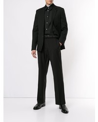 Мужская черная рубашка с длинным рукавом от N°21