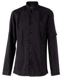 Мужская черная рубашка с длинным рукавом от Nicolas Andreas Taralis