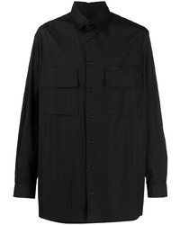Мужская черная рубашка с длинным рукавом от Nike