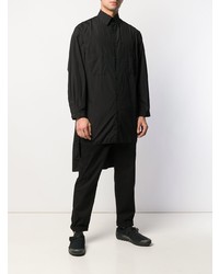 Мужская черная рубашка с длинным рукавом от Yohji Yamamoto