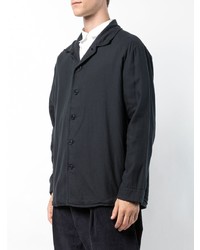 Мужская черная рубашка с длинным рукавом от Casey Casey