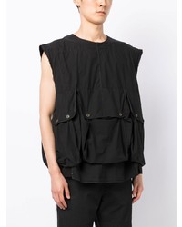 Мужская черная рубашка с длинным рукавом от Nicolas Andreas Taralis