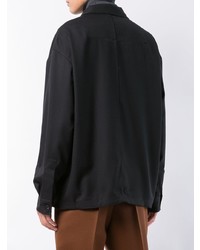 Мужская черная рубашка с длинным рукавом от Lemaire