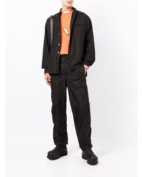 Мужская черная рубашка с длинным рукавом от Ambush