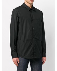 Мужская черная рубашка с длинным рукавом от Helmut Lang