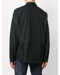 Мужская черная рубашка с длинным рукавом от Helmut Lang