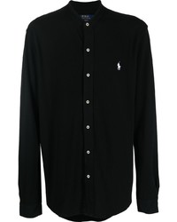 Мужская черная рубашка с длинным рукавом от Polo Ralph Lauren