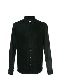 Мужская черная рубашка с длинным рукавом от Private Stock