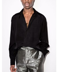 Мужская черная рубашка с длинным рукавом от Tom Ford