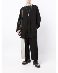 Мужская черная рубашка с длинным рукавом от Yohji Yamamoto