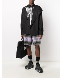 Мужская черная рубашка с длинным рукавом от DUOltd