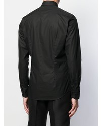 Мужская черная рубашка с длинным рукавом от Fendi