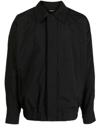 Мужская черная рубашка с длинным рукавом от SONGZIO