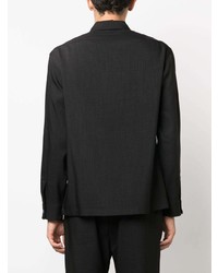 Мужская черная рубашка с длинным рукавом от Barena