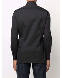 Мужская черная рубашка с длинным рукавом от Barba