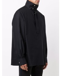 Мужская черная рубашка с длинным рукавом от Givenchy