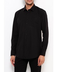 Мужская черная рубашка с длинным рукавом от STENSER