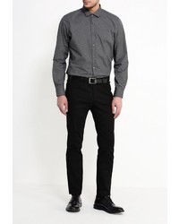 Мужская черная рубашка с длинным рукавом от Strellson