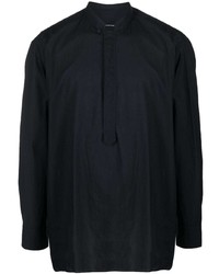 Мужская черная рубашка с длинным рукавом от Tagliatore