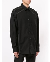Мужская черная рубашка с длинным рукавом от Christian Dada