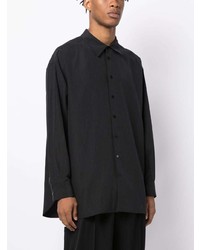 Мужская черная рубашка с длинным рукавом от The Row