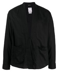 Мужская черная рубашка с длинным рукавом от VISVIM