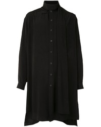 Мужская черная рубашка с длинным рукавом от Yohji Yamamoto