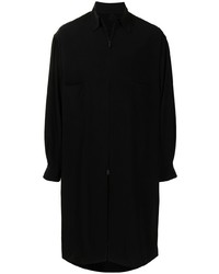 Мужская черная рубашка с длинным рукавом от Yohji Yamamoto