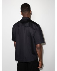 Мужская черная рубашка с коротким рукавом с принтом от 1017 Alyx 9Sm