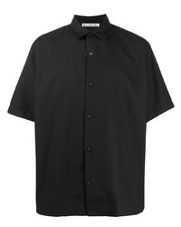 Мужская черная рубашка с коротким рукавом от Acne Studios