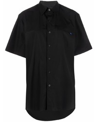Мужская черная рубашка с коротким рукавом от Ader Error