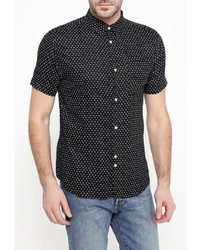 Мужская черная рубашка с коротким рукавом от Bellfield