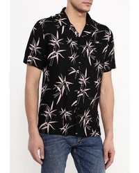 Мужская черная рубашка с коротким рукавом от Bellfield