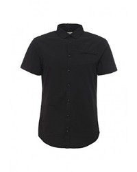 Мужская черная рубашка с коротким рукавом от BLEND