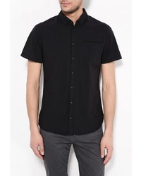 Мужская черная рубашка с коротким рукавом от BLEND