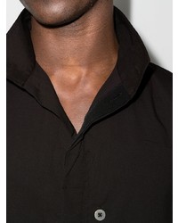 Мужская черная рубашка с коротким рукавом от Tom Wood