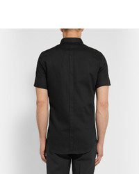 Мужская черная рубашка с коротким рукавом от Calvin Klein